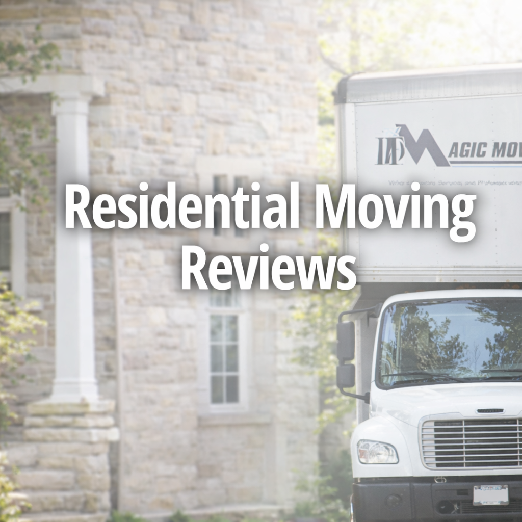 RESIDENTIAL MOVING REVIEWS