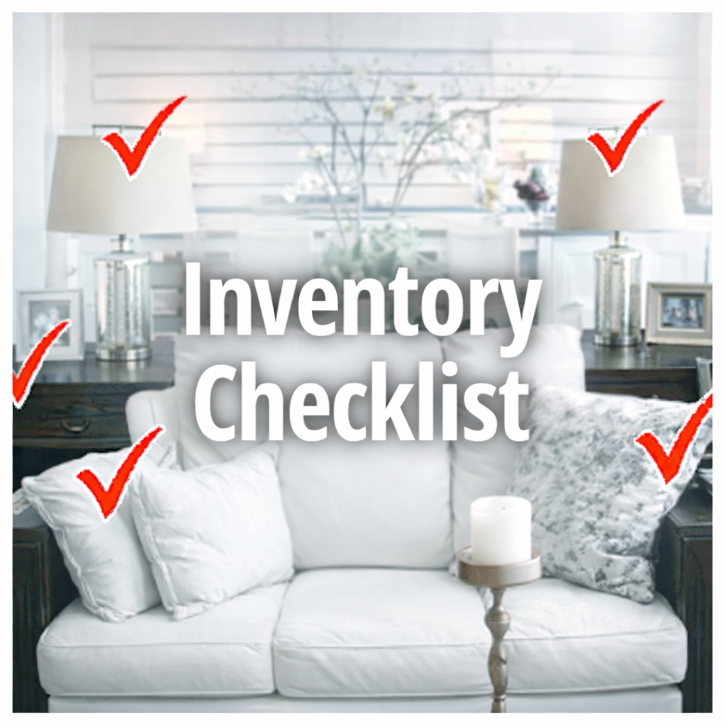 INVENTORY CHECKLIST
