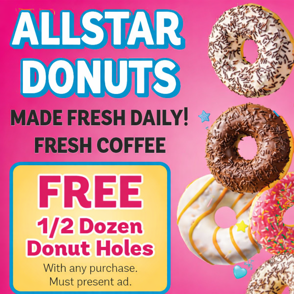 FREE 1/2 Dozen Donut Holes